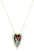 OLD LIMOGES ENAMEL AND MOTHER-OF-PEARL NECKLACE 58 Facettes 049981