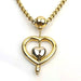 Yellow Gold Heart Pendant Necklace 58 Facettes