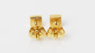 CLOZEAU earrings - Gold earrings Blue resin 58 Facettes clozeau