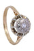 Ring 60 OLD DIAMOND SOLITAIRE STYLE RING 58 Facettes 056351