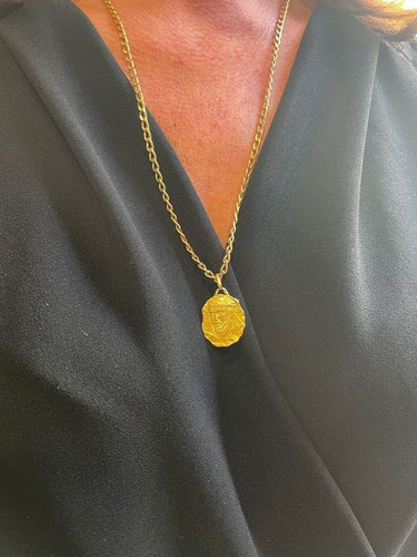 Pendentif MÉDAILLE ANCIENNE VISAGE DU CHRIST 58 Facettes 055011