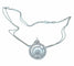 Collier CHOPARD. Pendentif Happy Spirit Or Blanc Diamants 58 Facettes