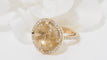 Bague 52 Bague Chaumet en or jaune, quartz rutile et diamants 58 Facettes 31955