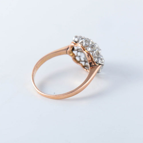 Bague 59 Bague Pompadour en or 18ct et diamants 58 Facettes