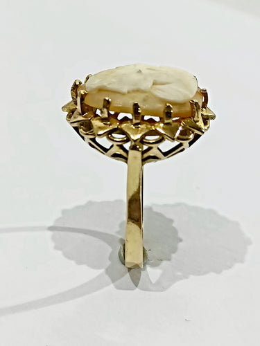 Bague 55 Bague Camée Or Rose 58 Facettes 3088/1