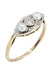 Ring ART NOUVEAU PEARL AND DIAMOND RING 58 Facettes 055921