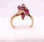 Bague 52 Bague en or jaune, diamants et rubis 58 Facettes 12348