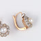 Boucles d'oreilles Paire de dormeuses anciennes perles et diamants, fin XIXème 58 Facettes