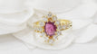 Bague 53 Bague Or jaune Rubis et Diamants 58 Facettes 29671