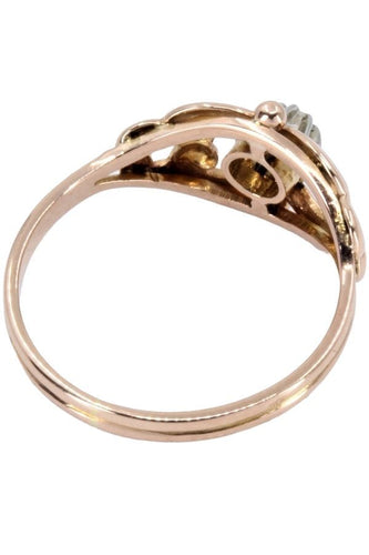 Bague 55 SOLITAIRE DIAMANT ANCIEN 0.05 CARAT 58 Facettes 055091