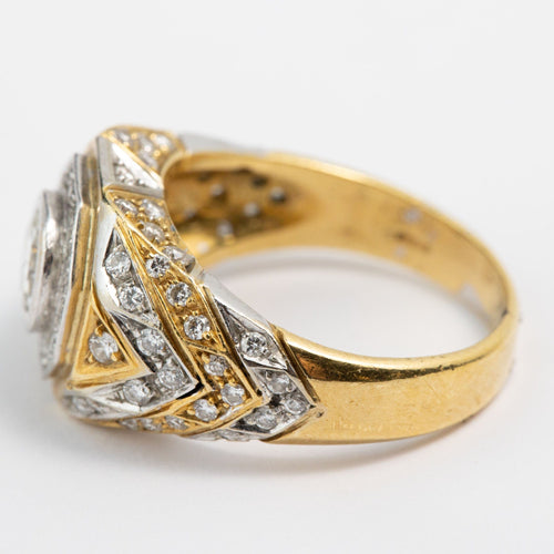 Bague 53 Bague Or et Diamants 58 Facettes