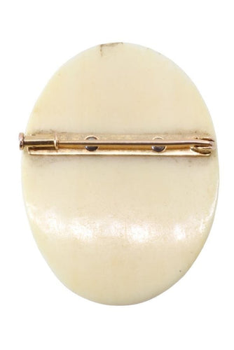 Broche BROCHE ANCIENNE EN IVOIRE 58 Facettes 069761