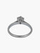 Ring White gold solitaire diamond ring 58 Facettes