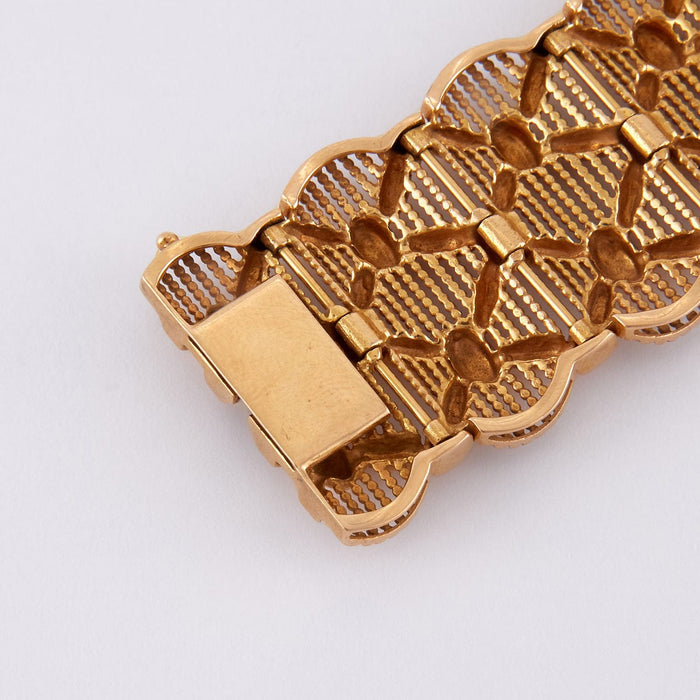 Bracelet Bracelet ruban motif croisillon 58 Facettes JB19