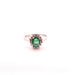 Ring Oval Emerald and Diamond Ring 58 Facettes