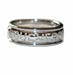 Ring 55 BOUCHERON bangle ring in white gold and brilliants 58 Facettes 411