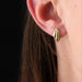 Earrings Yellow gold 3 gadroon earrings 58 Facettes CVBO15