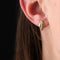 Boucles d'oreilles Boucles d'oreilles or jaune 3 godrons 58 Facettes CVBO15