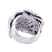 Ring 58 “Rose” ring in white gold, diamonds. 58 Facettes 33377