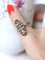 Bague marquise ancienne en or rose, argent, et diamants 58 Facettes