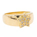 Bague 57 Bague Etoile Or jaune Diamant 58 Facettes 1752210CN