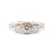 Bague Bague trilogie diamants or blanc 58 Facettes