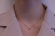 Collier CHAUMET - Collier "Liens" Or rose Opale Diamant 58 Facettes 082996