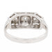 Ring 51 Tank Ring White Gold diamond 58 Facettes 2360810CN