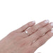 Ring 49 Tiffany&Co ring. in platinum, princess cut diamond. 58 Facettes 32376