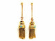 Boucles d'oreilles Boucles d'oreilles Or jaune Turquoise 58 Facettes 2007461CN