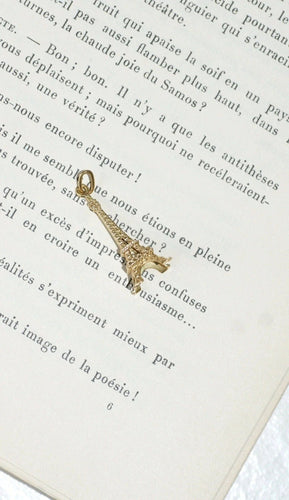 Pendentif Pendentif Vintage Tour Eiffel Or Jaune 58 Facettes