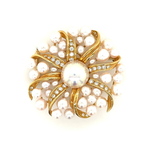 Broche Broche Tiffany & Co Diamants Perles 58 Facettes