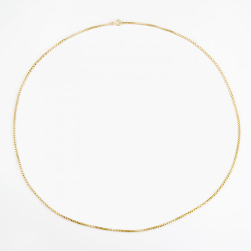 Collier Longue chaîne maille cube or jaune 58 Facettes 99-229