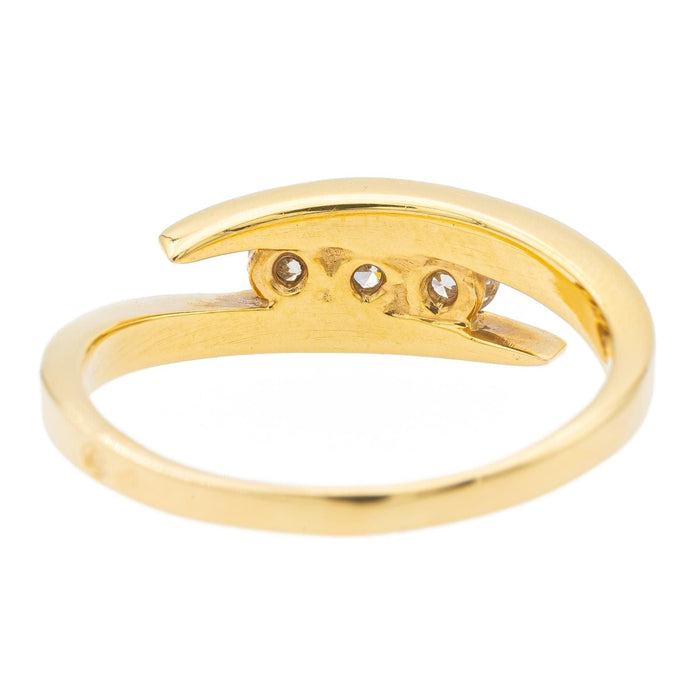 Bague 55 Bague Or jaune Diamant 58 Facettes 578373CD