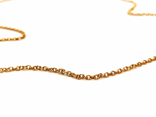 Collier Collier Maille ciselée Or jaune 58 Facettes 1637043CN
