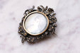 Broche Broche ancienne Victorienne en or et argent avec miniature 58 Facettes