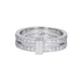 Ring 53 MAUBOUSSIN Subtile Eternity Ring in 750/1000 White Gold 58 Facettes 62551-58397