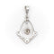 Collier Pendentif Art déco Or blanc Diamant 58 Facettes 2024921CN
