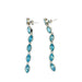 Earrings Blue Topaz Earrings White gold 58 Facettes 20400000662