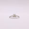 Bague Solitaire 4 griffes or blanc, diamant 58 Facettes