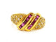 Bague 55 Bague Or jaune Rubis 58 Facettes 06352CD