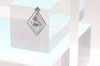 Pendant White gold pendant with diamond and starlite 58 Facettes 13262-0103
