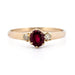 Ring 55.5 Shouldered Ruby Solitaire Ring 58 Facettes 9E909383DEFA4CE281827EADCED02ACF
