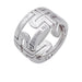 Ring 51 Bulgari ring, “Parentesi”, white gold. 58 Facettes 32180