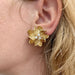 Earrings Boucheron “Fleurs” earrings in yellow gold and diamonds. 58 Facettes 31227