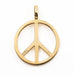 Peace & Love Pendant Yellow Gold 58 Facettes 2133834CN