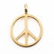 Pendentif Pendentif Peace & Love Or jaune 58 Facettes 2133834CN