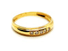 Ring 51 Alliance Ring Yellow Gold Diamond 58 Facettes 1292146CN