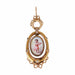Pendant Old miniature pendant on mother-of-pearl and fine pearls 58 Facettes 23-181