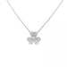 Van Cleef & Arpels “Frivole” necklace necklace in white gold and diamonds. 58 Facettes 31715